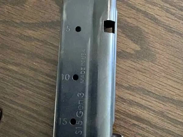 Glock 43x shield arms gen 3 mag