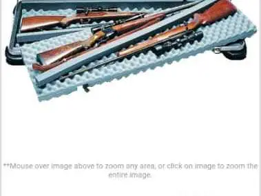 Four rifle or shotgun case on wheels. Like new