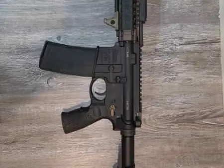 Daniel Defense MK18 with upgrades and case include