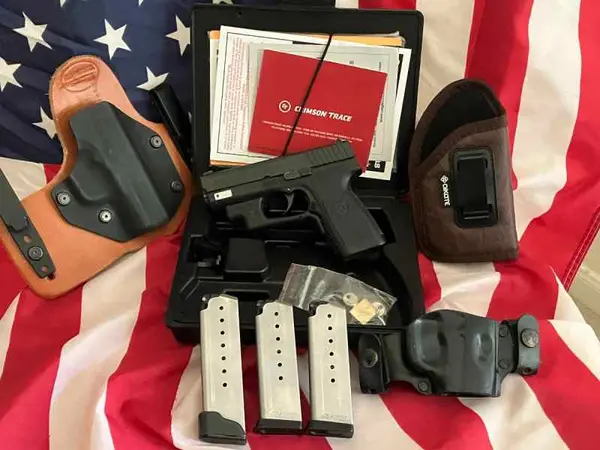 KAHR P9 bundle with Crimson Trace Laser