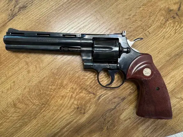 1971 Colt Python 6" Royal Blue .357 Magnum
