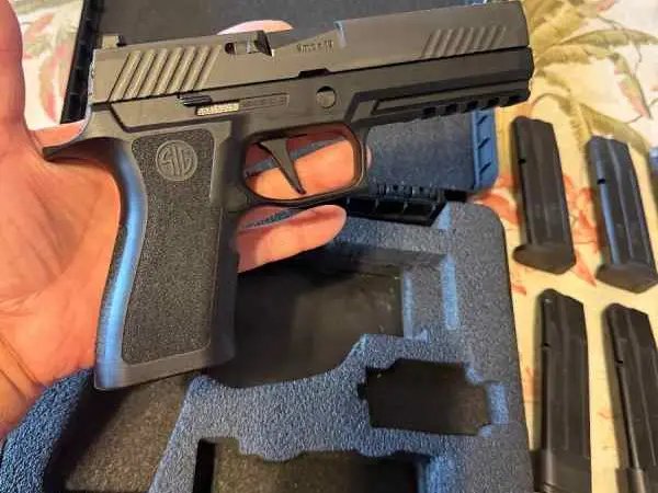 Sig Sauer P320 Full Size Frame 6 magazines