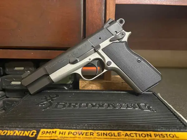 belgium browning hi power practical Two tone