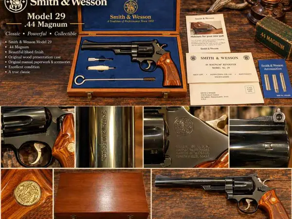 S&W 44 magnum 29-2 in original box with papers