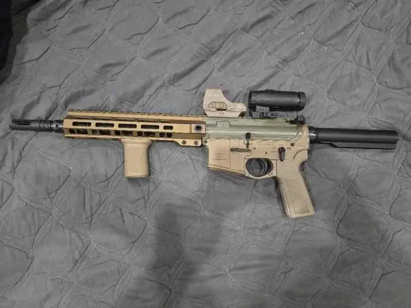 Sabre 11.5 in 5.56 w/ brace. Reduced.