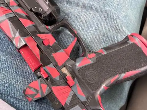 Custom sig p320 with sig red dot