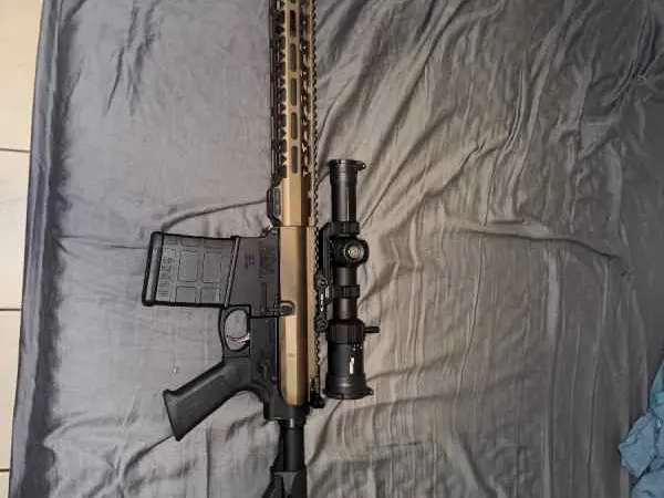 308 ar 10 psa lower/bearcreek upper. W/O scope