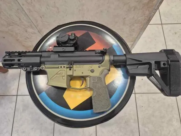 Aero Precision ar9 with super safety installed