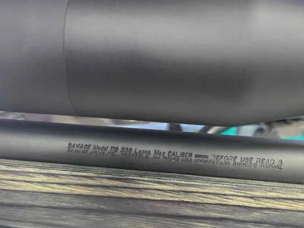 Savage Model 112 338 Lapua mag