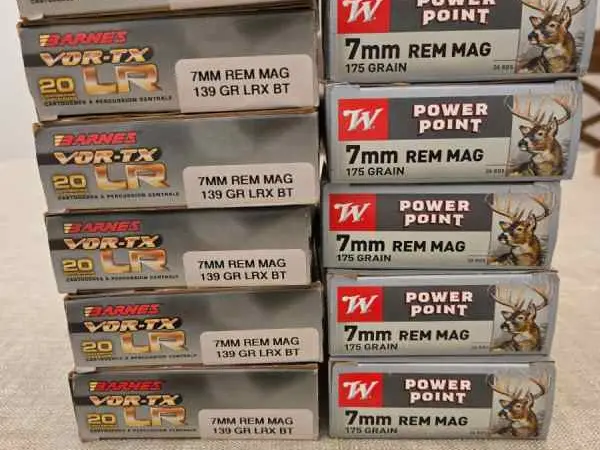 20 Boxes Rifle Ammo 11-300 win mag 9-7mm rem mag