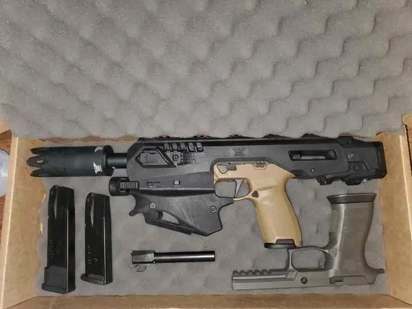 Full size P320x with MCK conversion kit and extras
