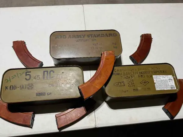 Bakelite magazines and spam cans