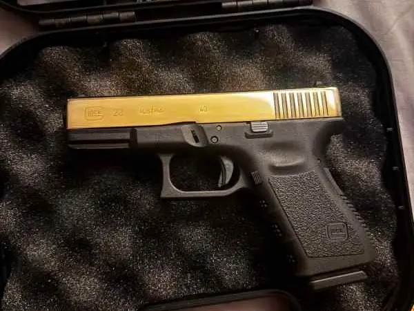 Glock 23 24k gold plated