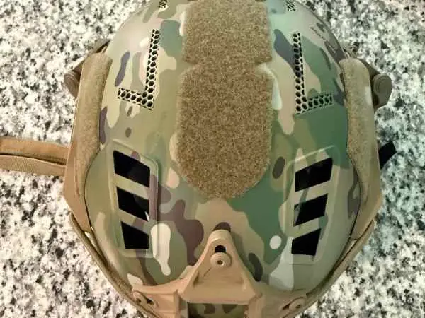 HHV Bump Helmet M/L, counter weights, comms