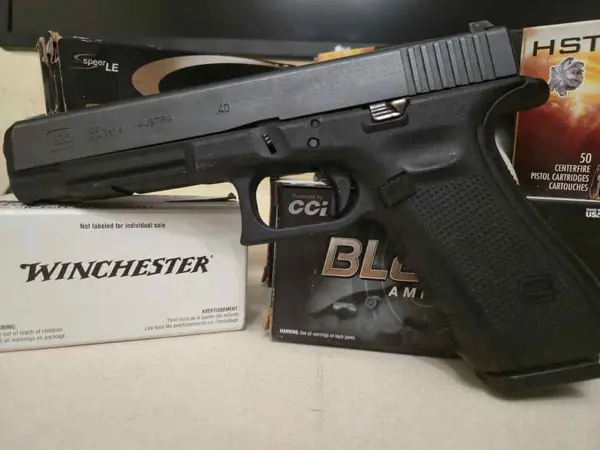 Glok 35 Gen4 + spare & 24-rnd mag+300 ammo+hollows