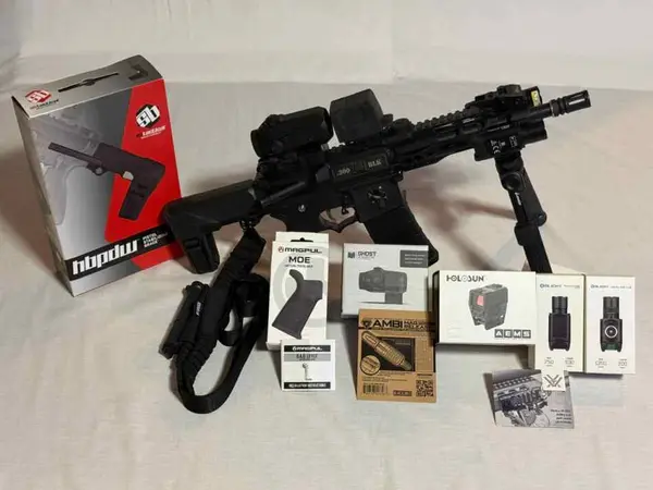 AR-15 .300 Blackout Pistol, arm brace custom built