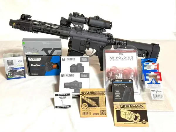 AR-15 .300 Blackout 8.5” Pistol with folding stock