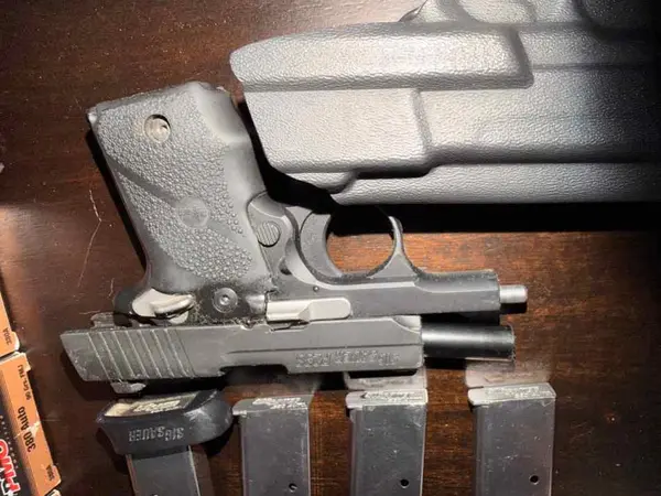 Sig P238 with holster and ammo