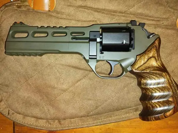 Chiappa Rhino 60DS OD .357 Unfired + Custom Grips