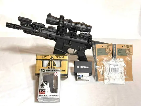 AR-15 Pistol 5.56 NATO SS Barrel, SBA arm brace