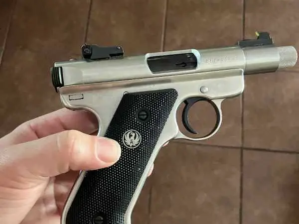 Custom ruger mk ii supressor ready