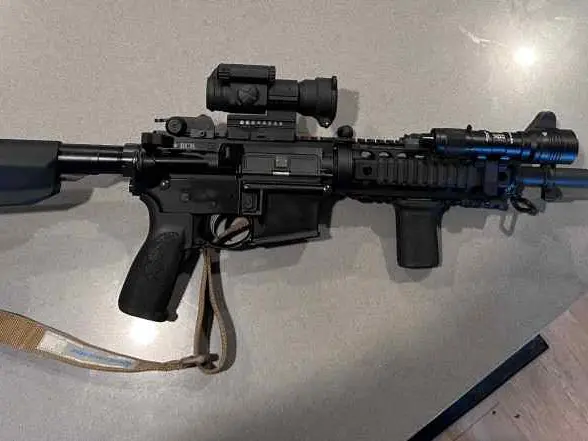 BCM AR15, Aimpoint PRO, Streamlight HLX, MaTech