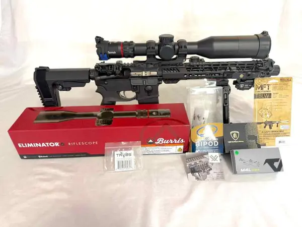 AR-15 10.5” Pistol 5.56 NATO + Burris Eliminator 6