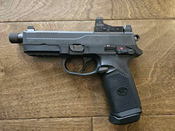 FN FNX Tactical .45 with Burris FastFire & Case