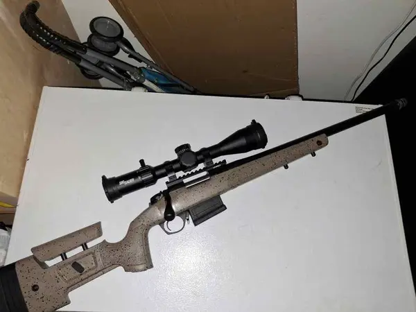Bergara HMR 308 w/Sig Whiskey 5-20 scope, 4 mags
