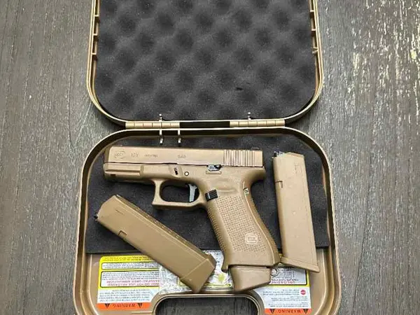 New Glock 19x with FRT 9mm FDE