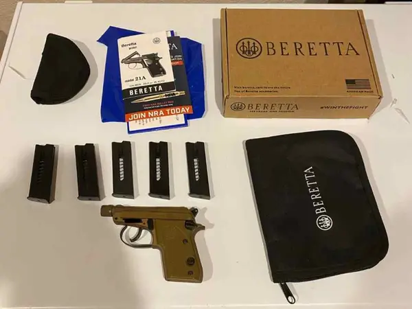 Beretta 21A Covert FDE BOBCAT