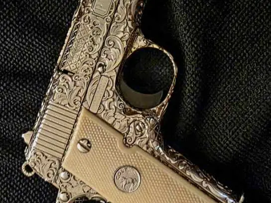 COLT MUSTANG TYPE ll .380 - FULLY ENGRAVED