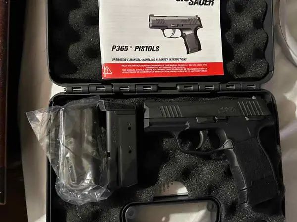 Sig Sauer P365 - Never Fired - 3 Sig Magazines