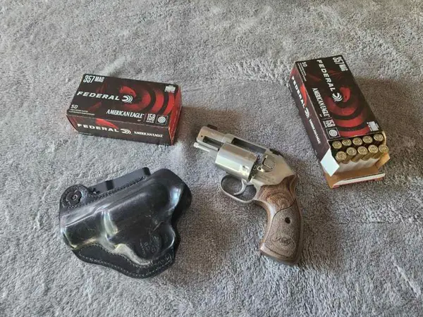 KIMBER 357 MAGNUM HOLSTER + AMMO
