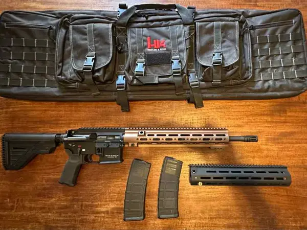 HK MR556 A1 w/ Geissele 14.5" Super Modular Rail