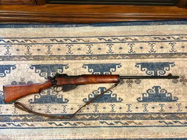 Enfield bolt action rifle