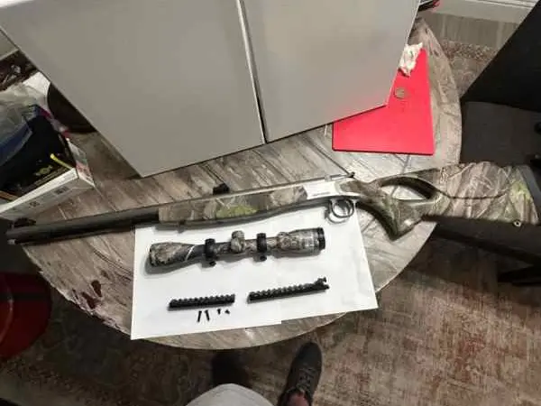 .50 Cal. CVA Optima ML-W/ Open Sights,Scope &Rails