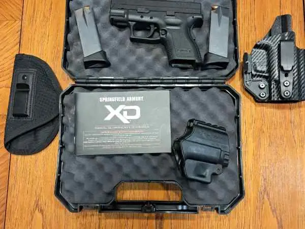 Springfield XD 9mm subcompact. Never fired