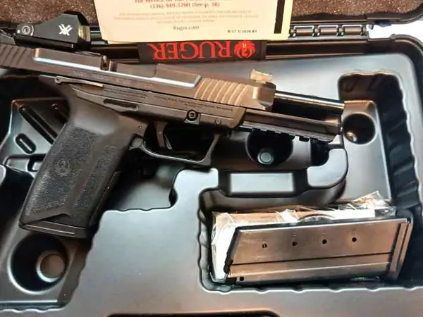 NIB Ruger-57 with Vortex Viper Red Dot & Ammo