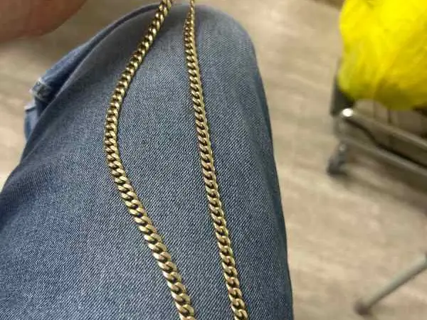 24” Cuban link necklace. 10karat 30 grams