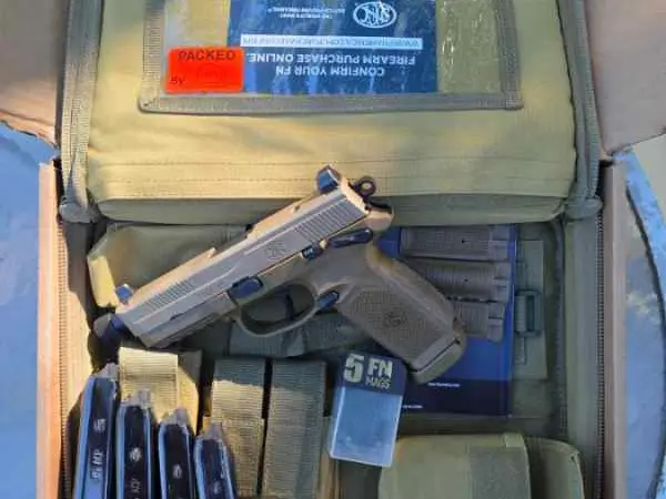FNX-45T FDE, 5 Mags, Case $900