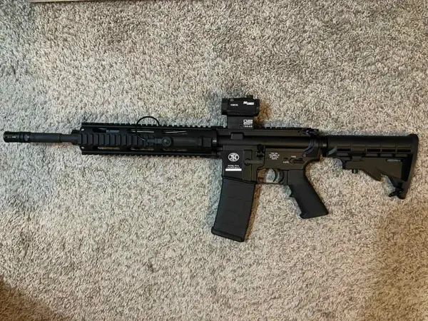 AR15 AR 15 (5.56) with SigRed Dot + Surefire Light