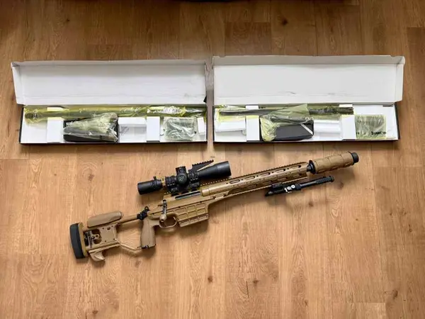 Sako TRG M10 FDE w/ 3 barrel kits - .308/300wm