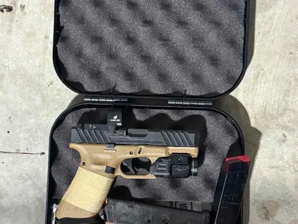 Glock 19x w/ grey ghost precision slide+ extras