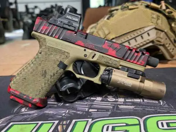 G19 Holosun 407c, surefire x300, Trex arms IWB, ZE