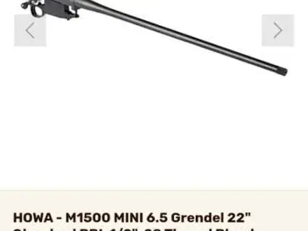 HOWA - M1500 MINI 6.5 Grendel 22" Standard BBL 1/2