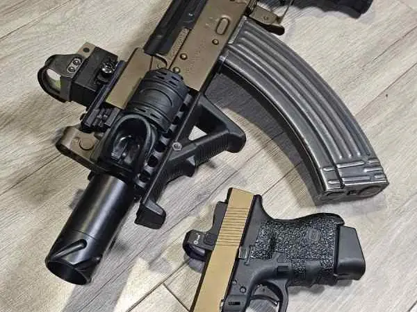 Tactical Micro draco and g26 with optic