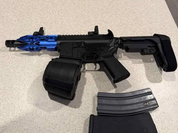 Ar pistol w super safety w/ extras