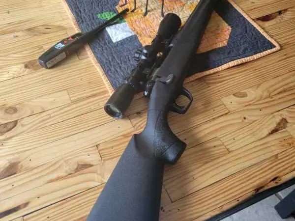 Remington .223 bolt action ready for the hunt