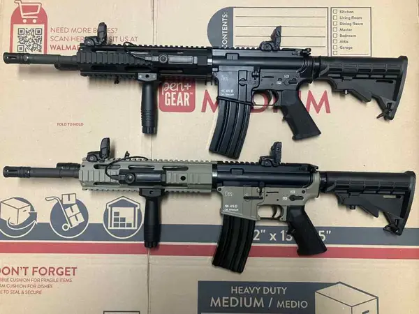 AR15 Clone HK 416 5.56 Rifle 12.5 Inch Black FDE